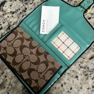 Coach signature collection wallet